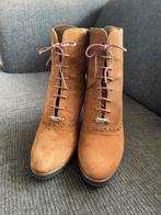 Veterlaarsjes suede, kleur cognac, Bruin, Lage of Enkellaarzen, Nieuw, Ophalen of Verzenden