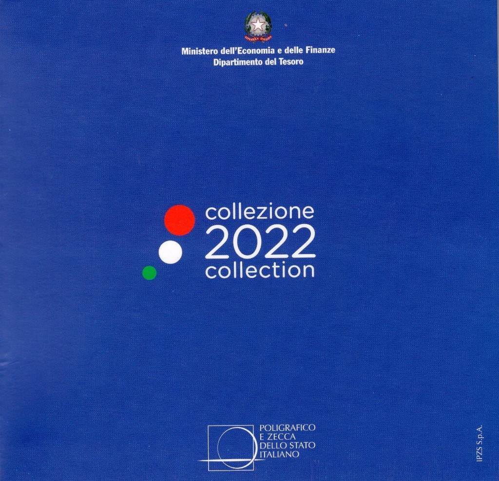 BU set Italie 2022 Blister - 1 cent t/m 2 euro, Postzegels en Munten, Munten | Europa | Euromunten, Verzenden, Italië, Overige waardes