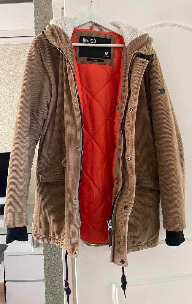 Indigo heren winterjas, Ophalen, Zo goed als nieuw