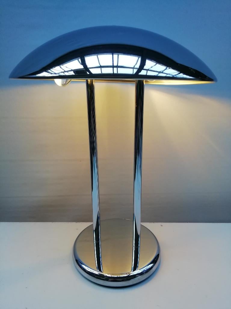 Vintage IKEA mushroom lamp "Barad" van  Robert Sonneman, Ophalen of Verzenden, Gebruikt, Metaal, Minder dan 50 cm
