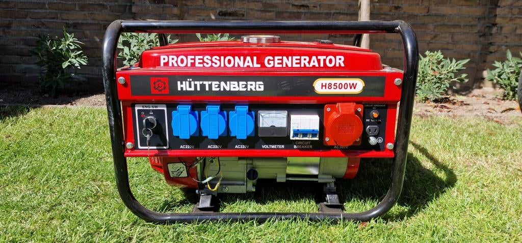 Aggregaat H8500W 2500W sleutelstart, Doe-het-zelf en Verbouw, Aggregaten, Ophalen, Dieselolie