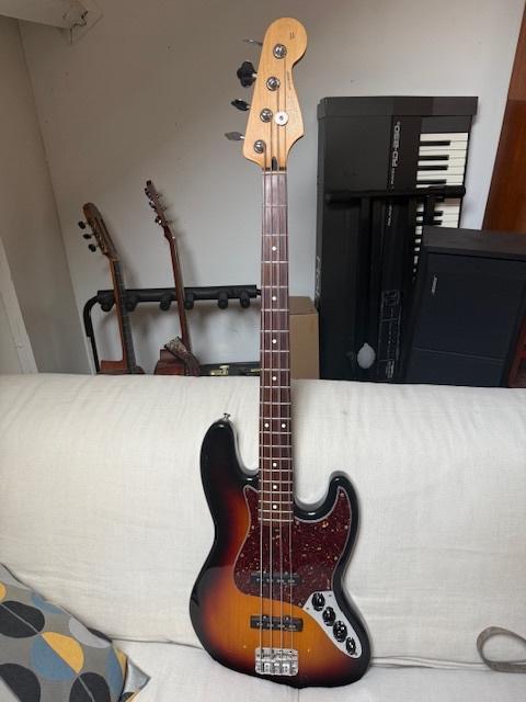 Fender Jazz bas, Muziek en Instrumenten, Snaarinstrumenten | Gitaren | Bas, Gebruikt, Elektrisch, Ophalen