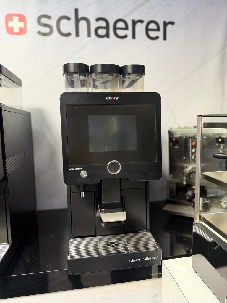 Schaerer Soul met 2 bonen en twin container | gereviseersd, Ophalen, 10 kopjes of meer, Koffiebonen, Koffiemachine