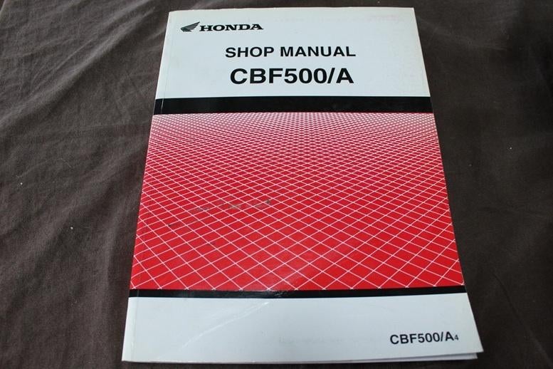 Honda CBF500 A 2004 motorcycle shop manual CBF 500, Ophalen of Verzenden, Honda