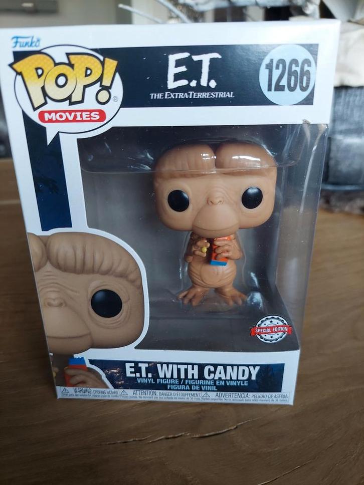 Funko Pop! E.T. The Extra-Terrestrial #1266 With Candy., Verzamelen, Poppetjes en Figuurtjes, Nieuw, Ophalen of Verzenden