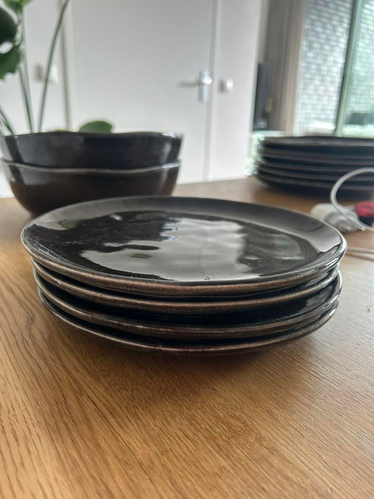 Ontbijt borden Toscane Xenos, Ophalen, Zo goed als nieuw, Overige stijlen, Bord(en)