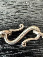 Vintage Lapis Lazuli Ketting met Zilveren Details, Lapis, Steen of Mineraal, Met edelsteen, Gebruikt