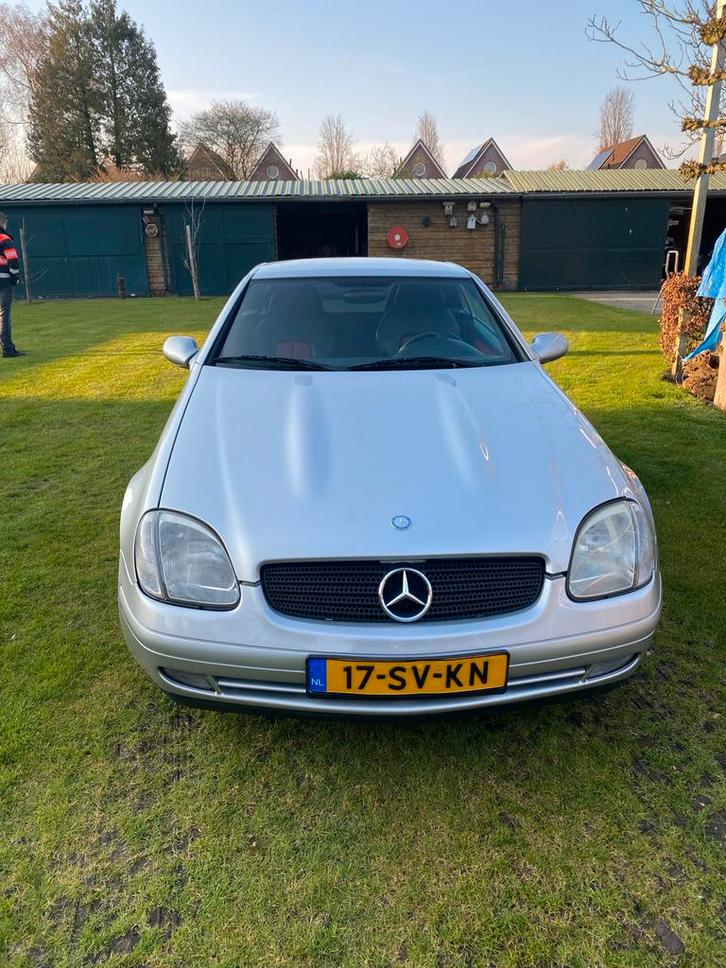 Mercedes-Benz SLK 2.0 Slk200 Roadster AUT 1997 Grijs, Auto's, Mercedes-Benz, Particulier, SLK, Benzine, Cabriolet, Automaat, Geïmporteerd