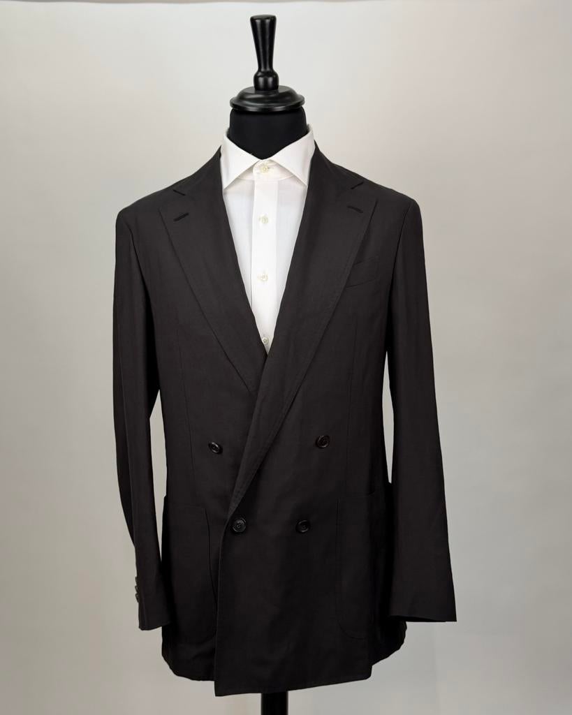 Suitsupply double breasted blazer 50, Kleding | Heren, Kostuums en Colberts, Zo goed als nieuw, Maat 48/50 (M), Bruin, Ophalen of Verzenden