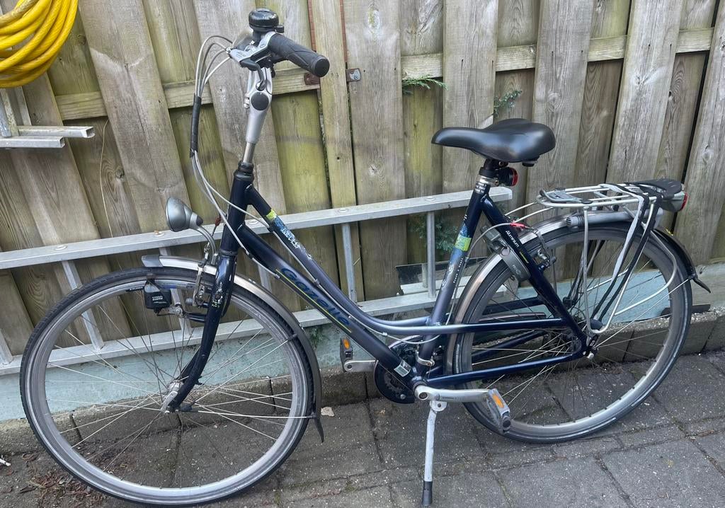 Damesfiets, Fietsen en Brommers, Fietsen | Dames | Damesfietsen, Ophalen, Versnellingen, Gazelle, 53 tot 56 cm