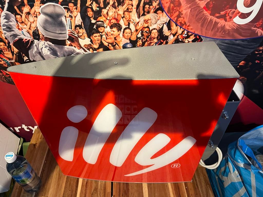 Prachtig Illy verlicht uithangbord voor koffie corner, Ophalen of Verzenden, Gebruikt