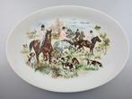 Serveerschaal met Jachttafereel, Antiek en Kunst, Ophalen of Verzenden