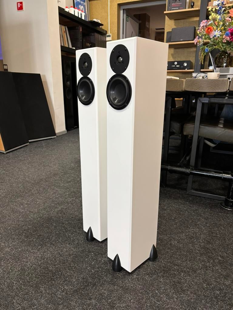 Totem Arro 2026 Wit met zwarte claws (Set van 2), Audio, Tv en Foto, Luidsprekers, Overige merken, Nieuw, Ophalen of Verzenden