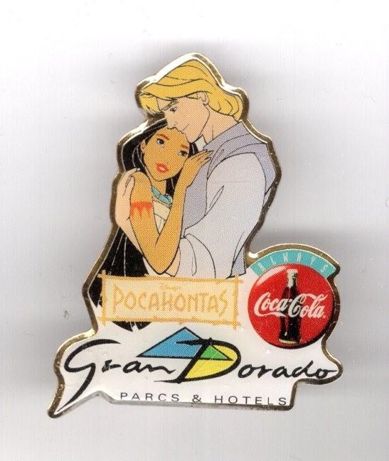 Pocahontas Gran dorado Coca-Cola PIN ( BLAD6_667 ), Verzenden, Nieuw, Figuurtje, Speldje of Pin