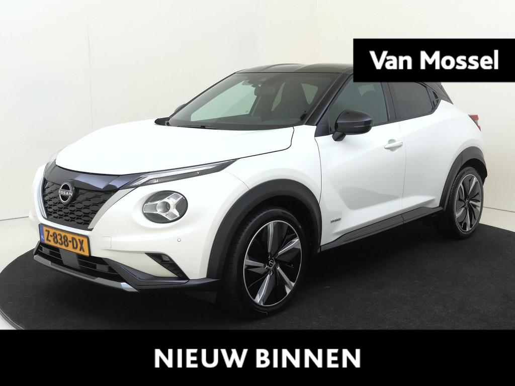 Nissan Juke 1.6 Hybrid N-Design | airco automatisch | Apple, Gebruikt, Wit, Origineel Nederlands, Bedrijf