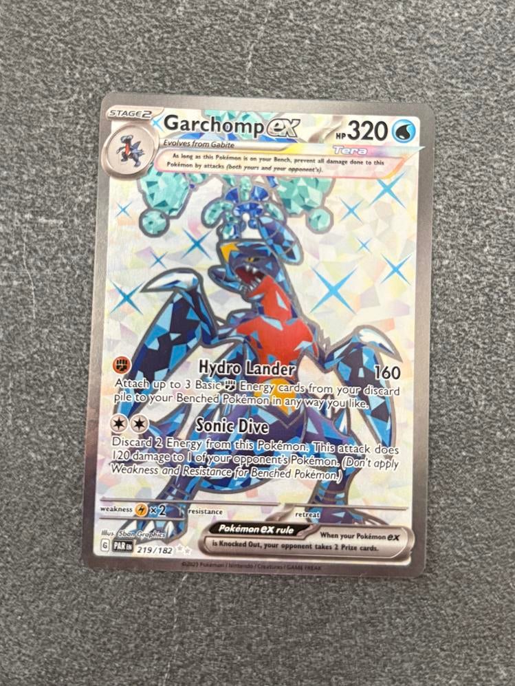 Garchomp ex 219/182, Ophalen of Verzenden, Nieuw, Losse kaart, Foil