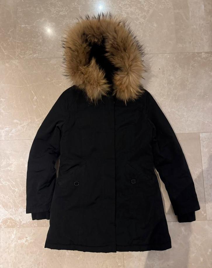 Attentif Winterjas, Kleding | Dames, Jassen | Winter, Zo goed als nieuw, Maat 36 (S), Zwart, Ophalen of Verzenden