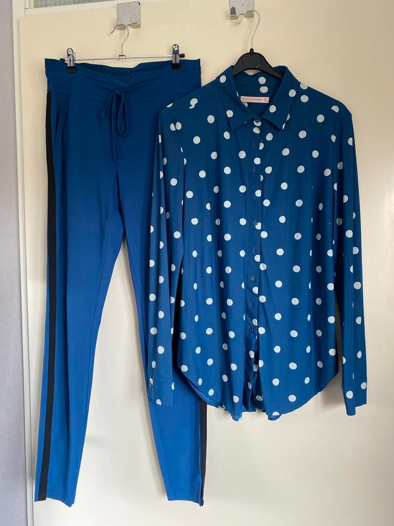 Studio Anneloes set in turquoise., Ophalen of Verzenden, Gedragen, Maat 42/44 (L), Blauw