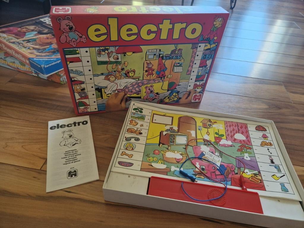 Electro Gezelschapsspel - Klassiek Educatief Spel, Een of twee spelers, Ophalen of Verzenden, Gebruikt, Hema