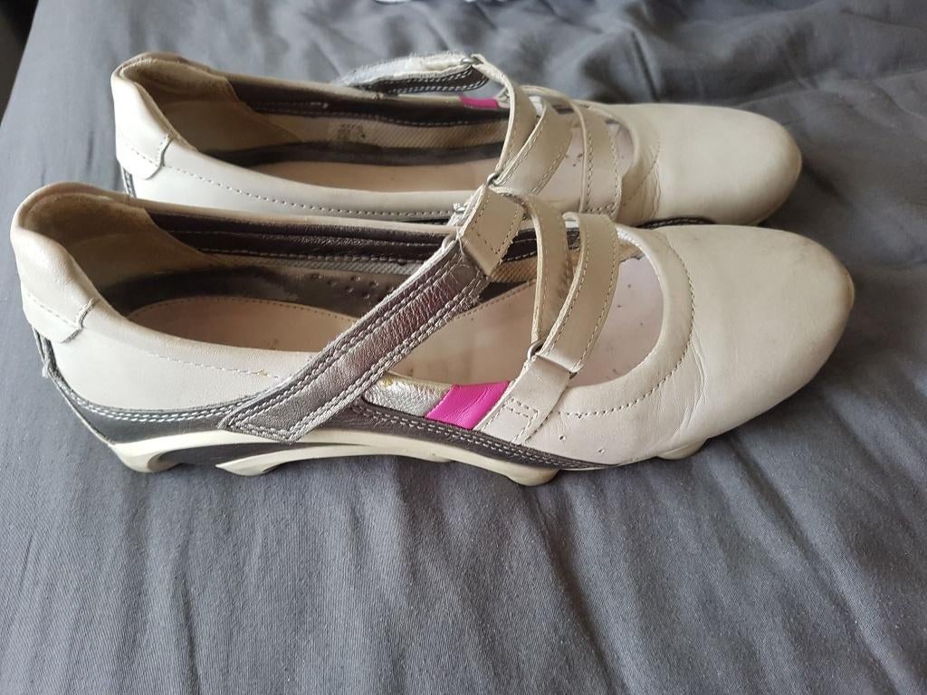 ecco maat 38 zgan dames schoenen, Kleding | Dames, Schoenen, Ecco, Beige, Ophalen of Verzenden, Zo goed als nieuw