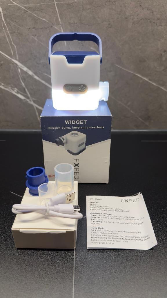 Exped Wildget pump/pomp, Caravans en Kamperen, Slaapmatten, Nieuw, Ophalen of Verzenden