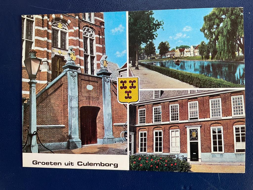 ansichtkaart van Culemborg, Groeten uit Culemborg, 3-luik., Verzamelen, Ansichtkaarten | Nederland, Verzenden, 1980 tot heden