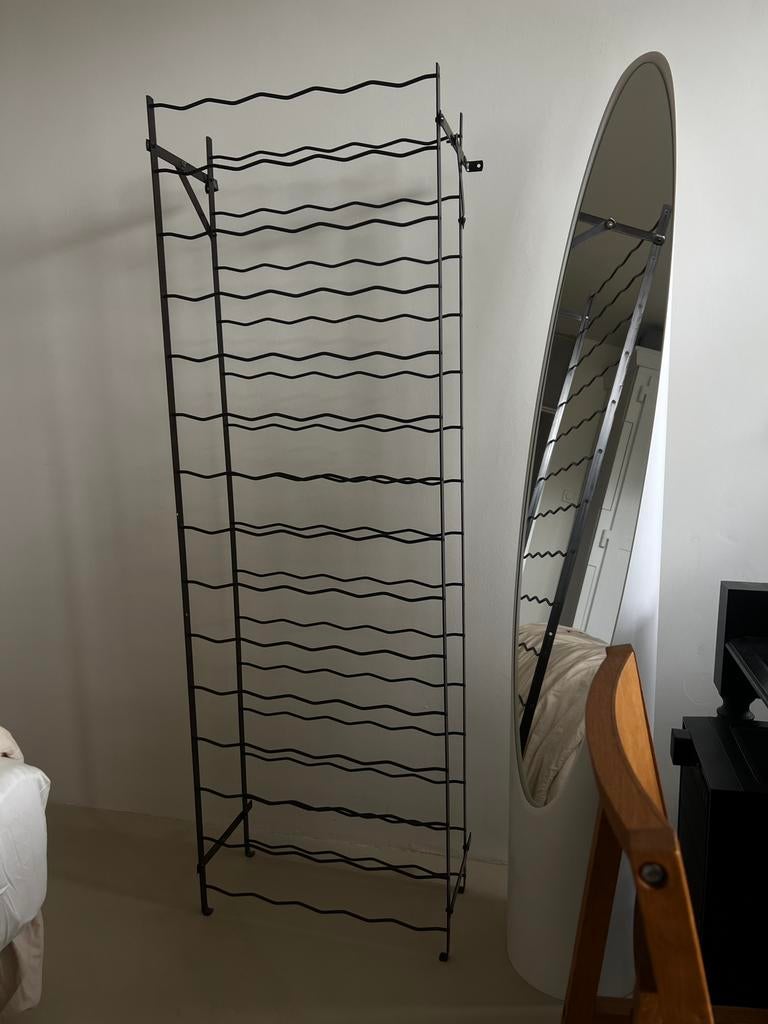 Rigidex Vintage Wijnrek 70 flessen ZGAN, Huis en Inrichting, Ophalen of Verzenden, Zo goed als nieuw, Metaal, 75 cm of meer