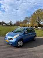 Nissan Micra 1.2 3DR 2003 Blauw | APK | AIRCO | NAP | ELEKTR, Auto's, Voorwielaandrijving, Stof, 31 €/maand, 4 cilinders