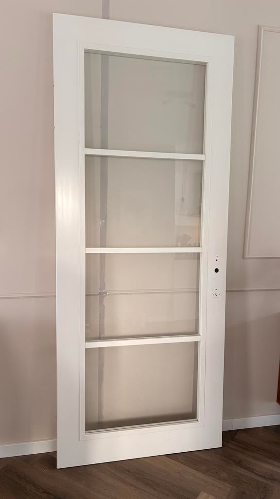 Svedex binnendeur opdek wit, Doe-het-zelf en Verbouw, Deuren en Horren, Zo goed als nieuw, Binnendeur, 200 tot 215 cm, 80 tot 100 cm