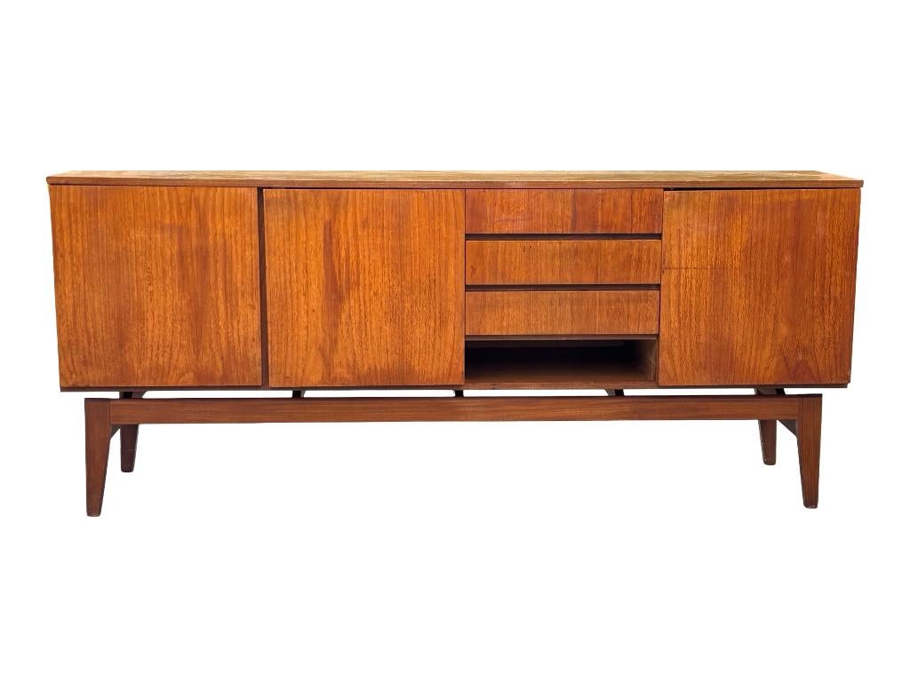 Vintage Dressoir Lowboard Tv Audio Meubel teak Jaren 60