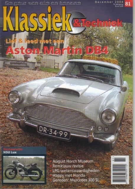 Klassiek & Techniek 81 2004 : Aston Martin DB4 - NSU Lux, Ophalen of Verzenden, Gelezen, Algemeen