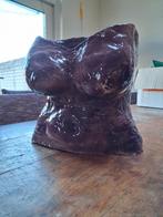 Uniek geglazuurd torso beeld, zwaar en 34cm hoog, Ophalen