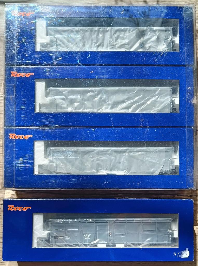 Roco grijze VAM wagens (Tads), Gelijkstroom, Wagon, Ophalen of Verzenden, Roco