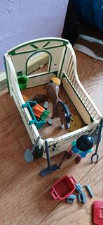 Playmobil paardenstal met paard en figuur, Ophalen of Verzenden