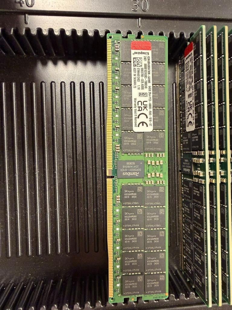 Kingston 64GB DDR5 2Rx4 4800B, Kingston, 4800B, Server, Zo goed als nieuw