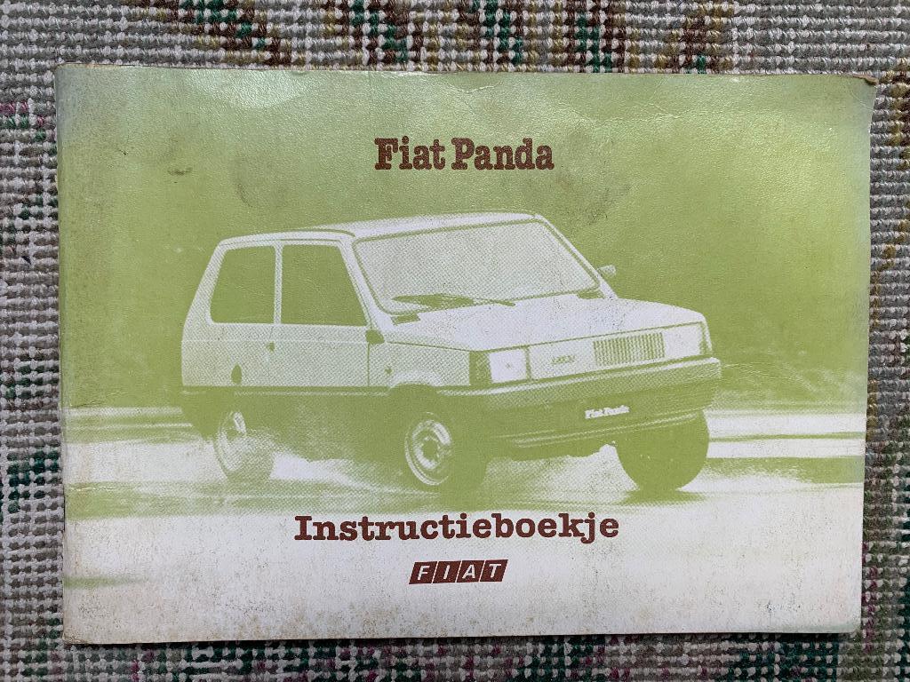 Instructieboekje Nederlands Fiat Panda 1980, Ophalen of Verzenden