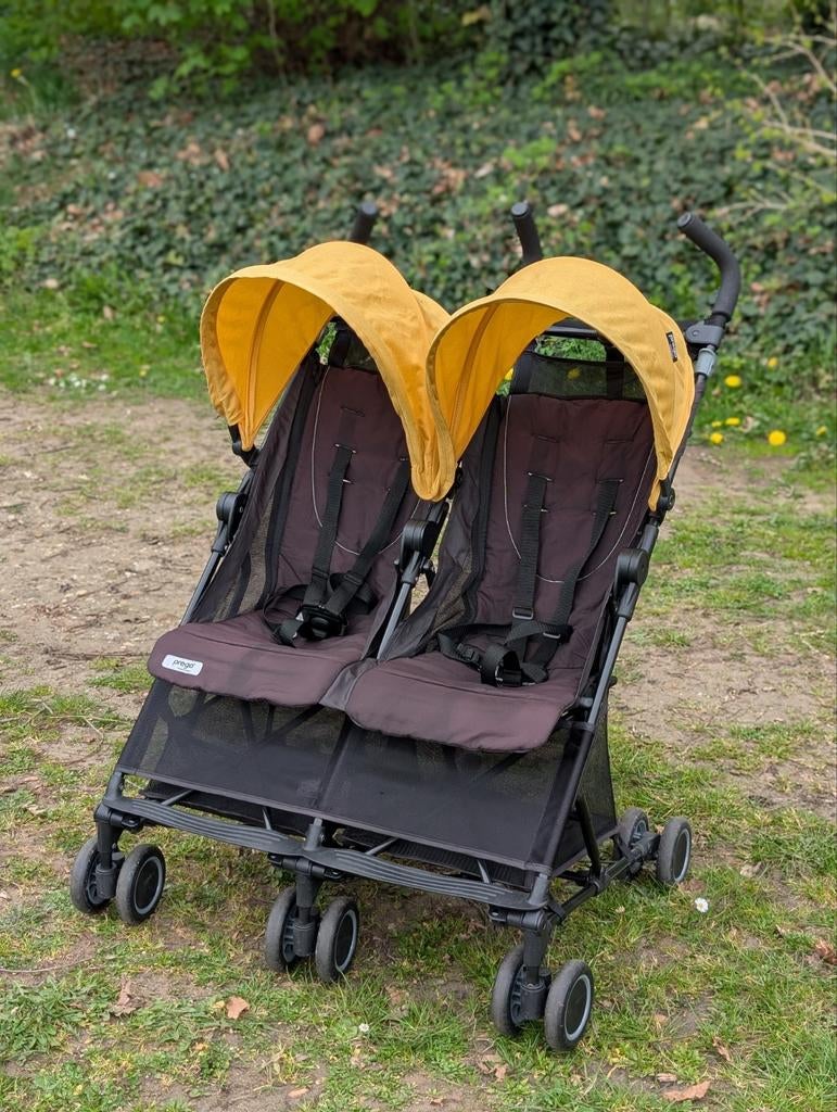 Tweeling buggy zeer compact!, Kinderen en Baby's, Buggy's, Ophalen of Verzenden, Gebruikt