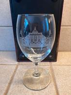 Vintage wijnglazen met gravure van Nederlandse paleizen, Antiek en Kunst, Ophalen