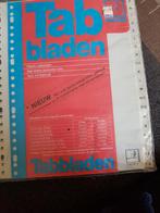 1 pakje plastic tabbladen A4 formaat, Ophalen, Nieuw