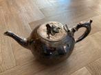 Antieke theepot, verzilverd of zilver, Ophalen of Verzenden