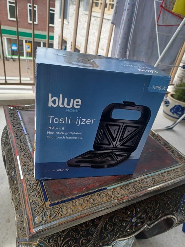 Blue Home Tosti-ijzer 1000W, Ophalen