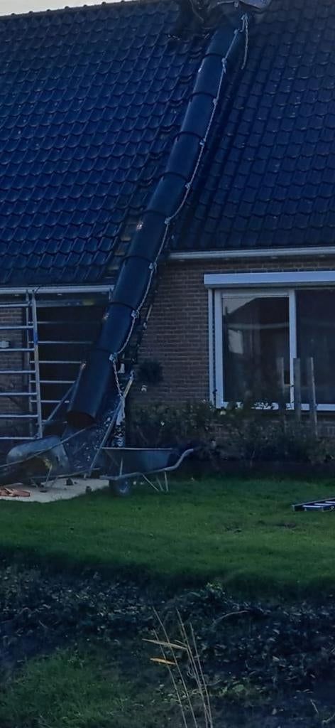 Rubi Stortkoker Set: 10 Delen met Opzetstuk en Ophangbeugel, Ophalen, Gebruikt