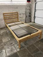Ikea bed Tarva + lattenbodem Leirsund 90x200 eenpersoons, Ophalen, Gebruikt, 90 cm, 200 cm