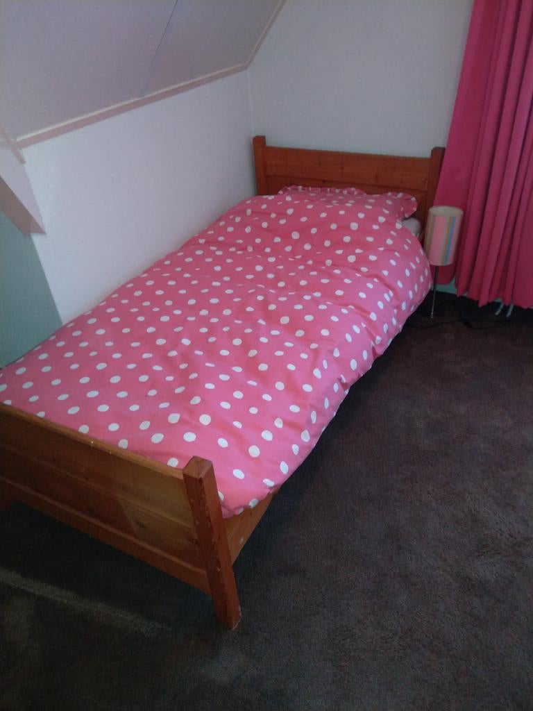 Bed 90*190 compleet, Ophalen, Gebruikt, 90 cm, Eenpersoons