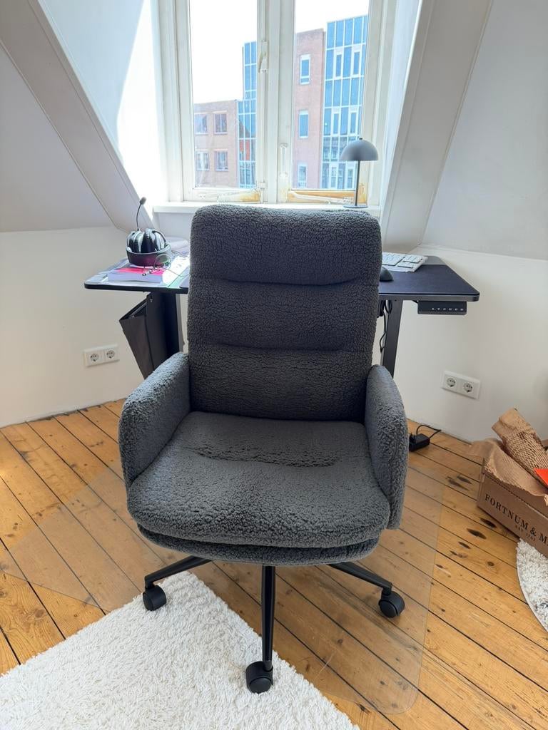 Soft office chair, Ophalen, Zo goed als nieuw, Grijs