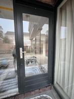 Achterdeur 201,5 x 87,5 cm met glas, Doe-het-zelf en Verbouw, Ophalen, Gebruikt, 80 tot 100 cm, 200 tot 215 cm