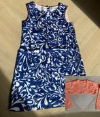 Jurk & bolero setje blauw/oranje Here & There maat 128, Kinderen en Baby's, Ophalen of Verzenden, Gebruikt, Meisje, Setje