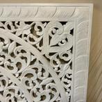 Wandpaneel - Raampaneel – 150 x 150 cm - wit - TTM Wonen, TTM Wonen, Meubels – (Perzische) Tapijten en Woonaccessoires, Taag 63, 2491 CS, Den Haag (Forepark)