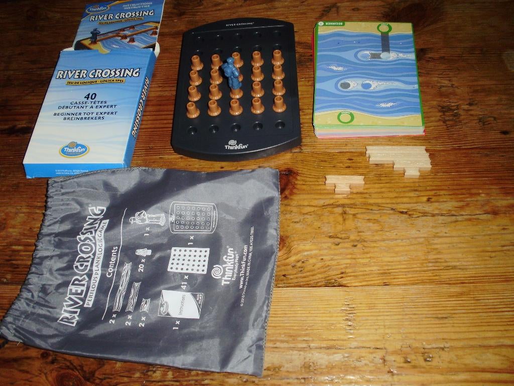 River Crossing / Thinkfun / spel / Rivercrossing, Ophalen of Verzenden, Gebruikt