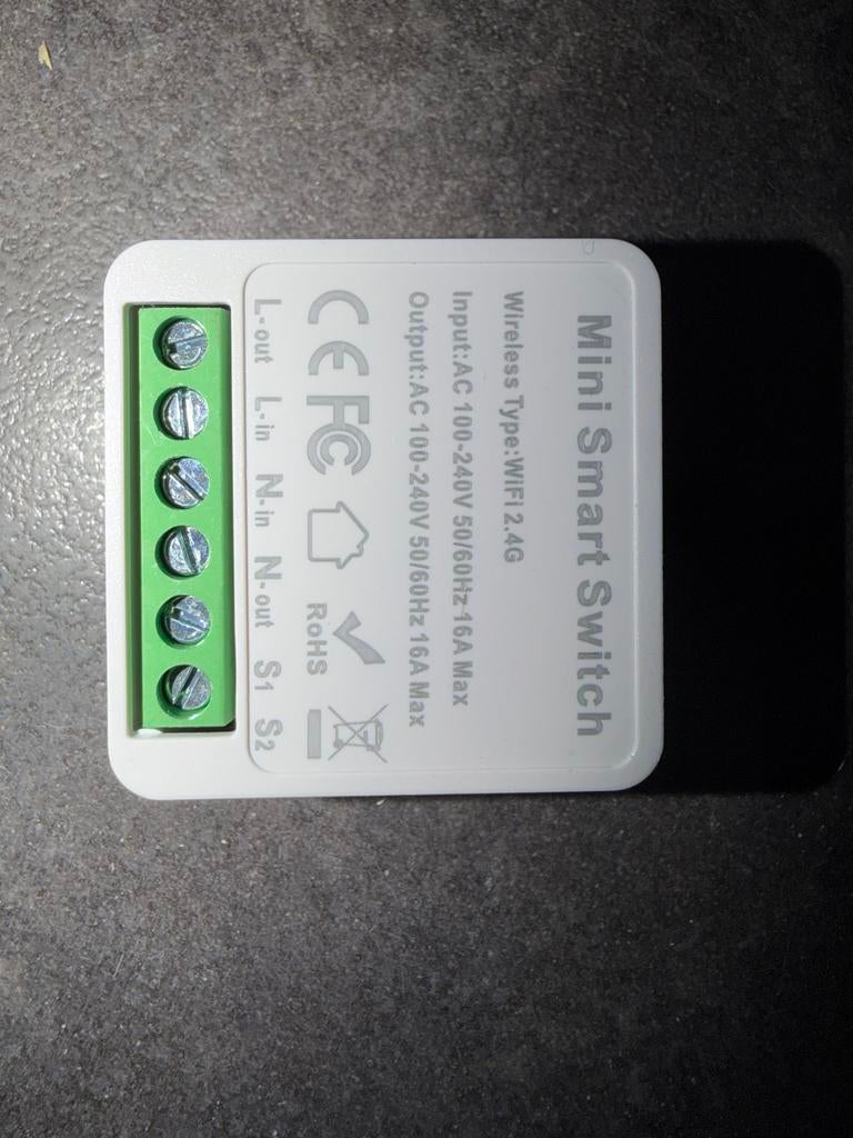 Tuya Mini Smart WiFi Schakelaar - 16A, DIY, Smart Home, Doe-het-zelf en Verbouw, Ophalen of Verzenden, Nieuw, Schakelaar